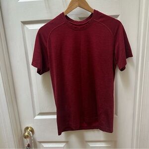 Lululemon Metal Vent Tech Short-Sleeve Shirt Men's Red T-Shirt m medium crew